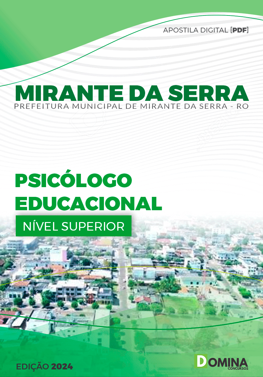 Apostila Pref Mirante da Serra RO 2024 Psicólogo Educacional