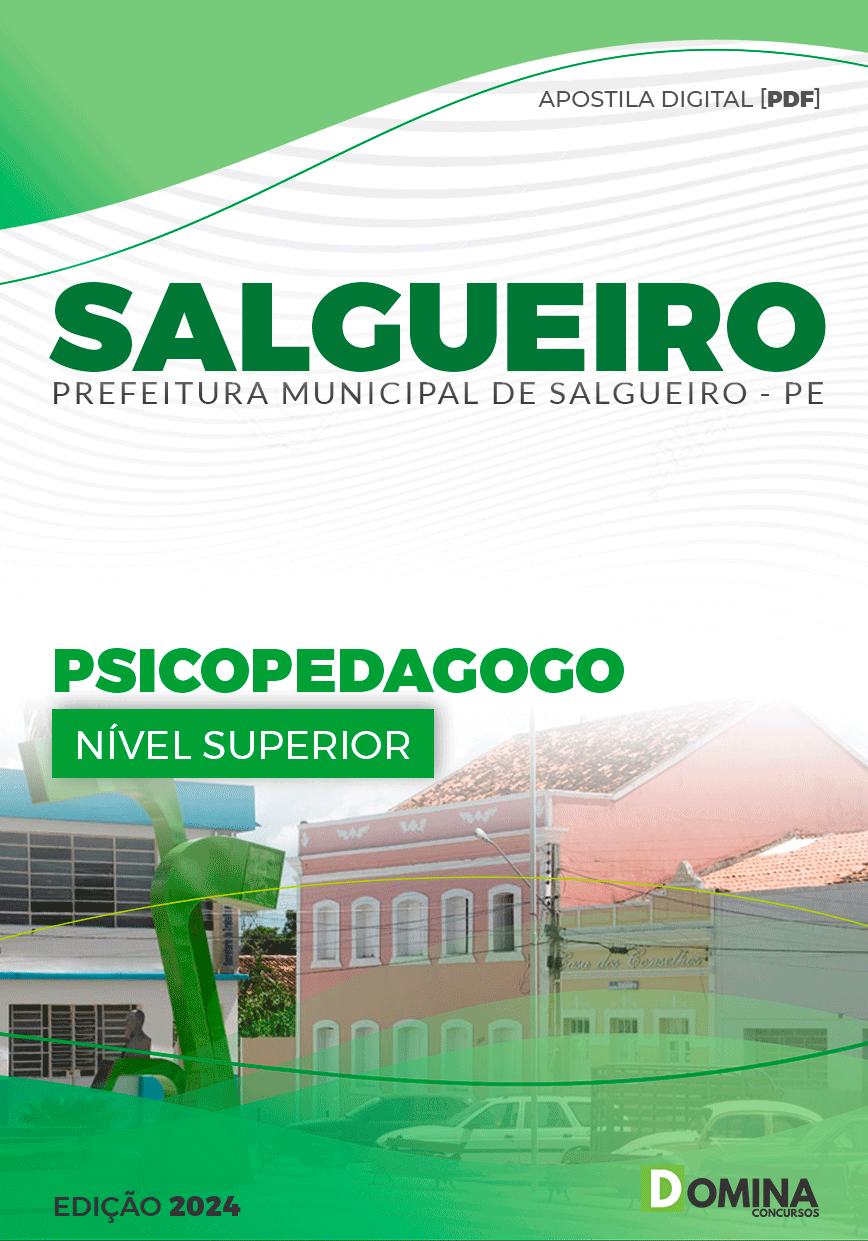 Apostila Prefeitura Salgueiro PE 2024 Psicopedagogo