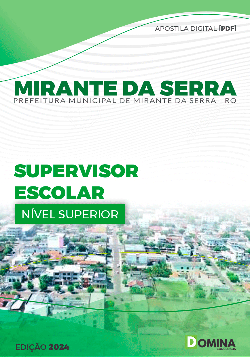 Apostila Pref Mirante da Serra RO 2024 Supervisor Escolar