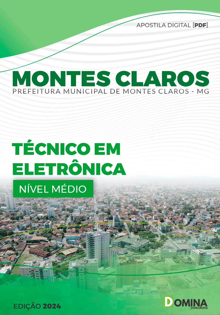Apostila Pref Montes Claros MG 2024 Técnico em Eletrônica