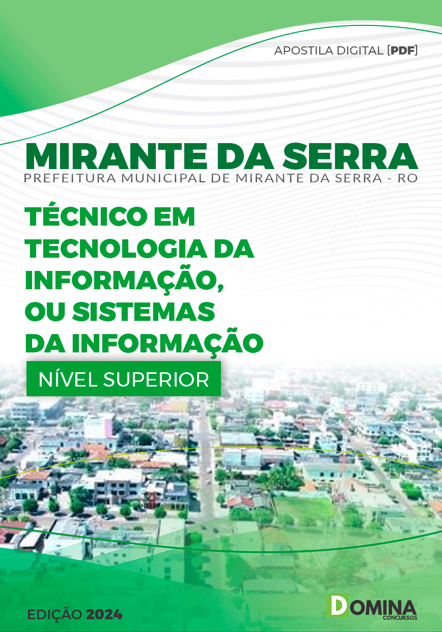 Pref Mirante da Serra RO 2024 Técnico Tecnologia da Informação