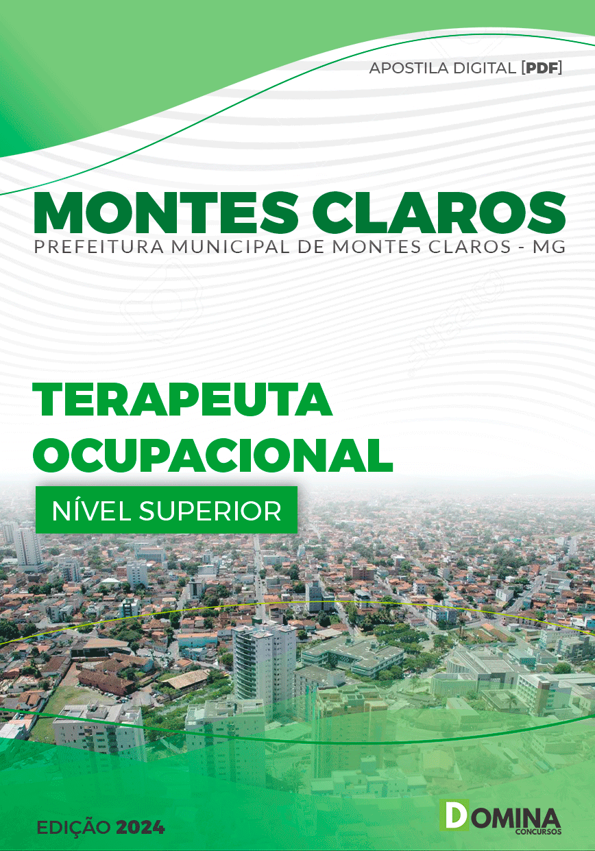 Apostila Prefeitura Montes Claros MG 2024 Terapeuta Ocupacional