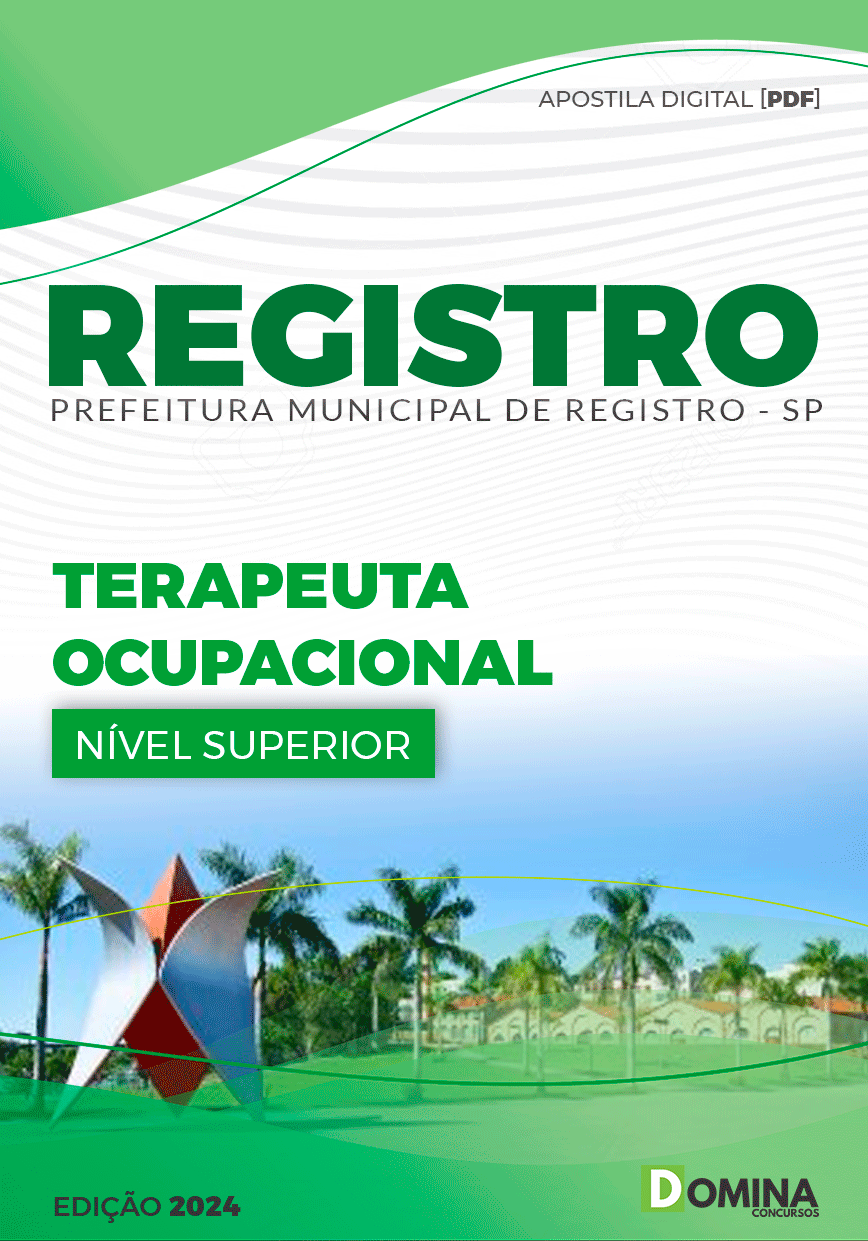 Apostila Prefeitura Registro SP 2024 Terapeuta Ocupacional