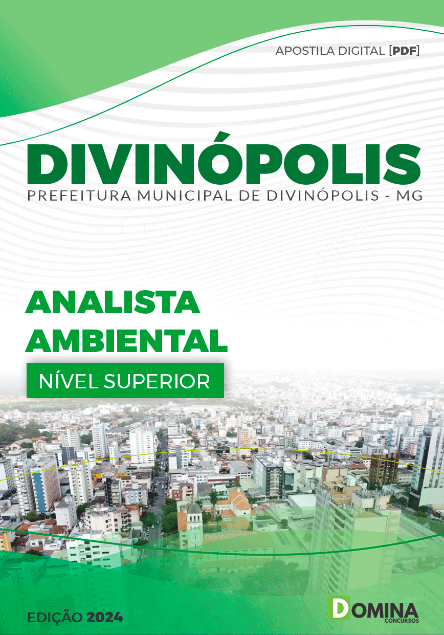 Apostila Prefeitura Divinópolis MG 2024 Analista Ambiental