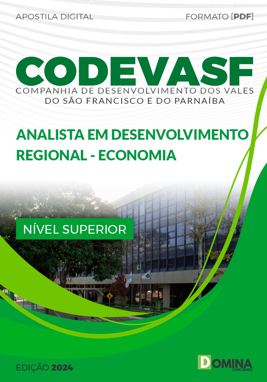 Apostila CODEVASF 2024 Analista Desenvolvimento Economia