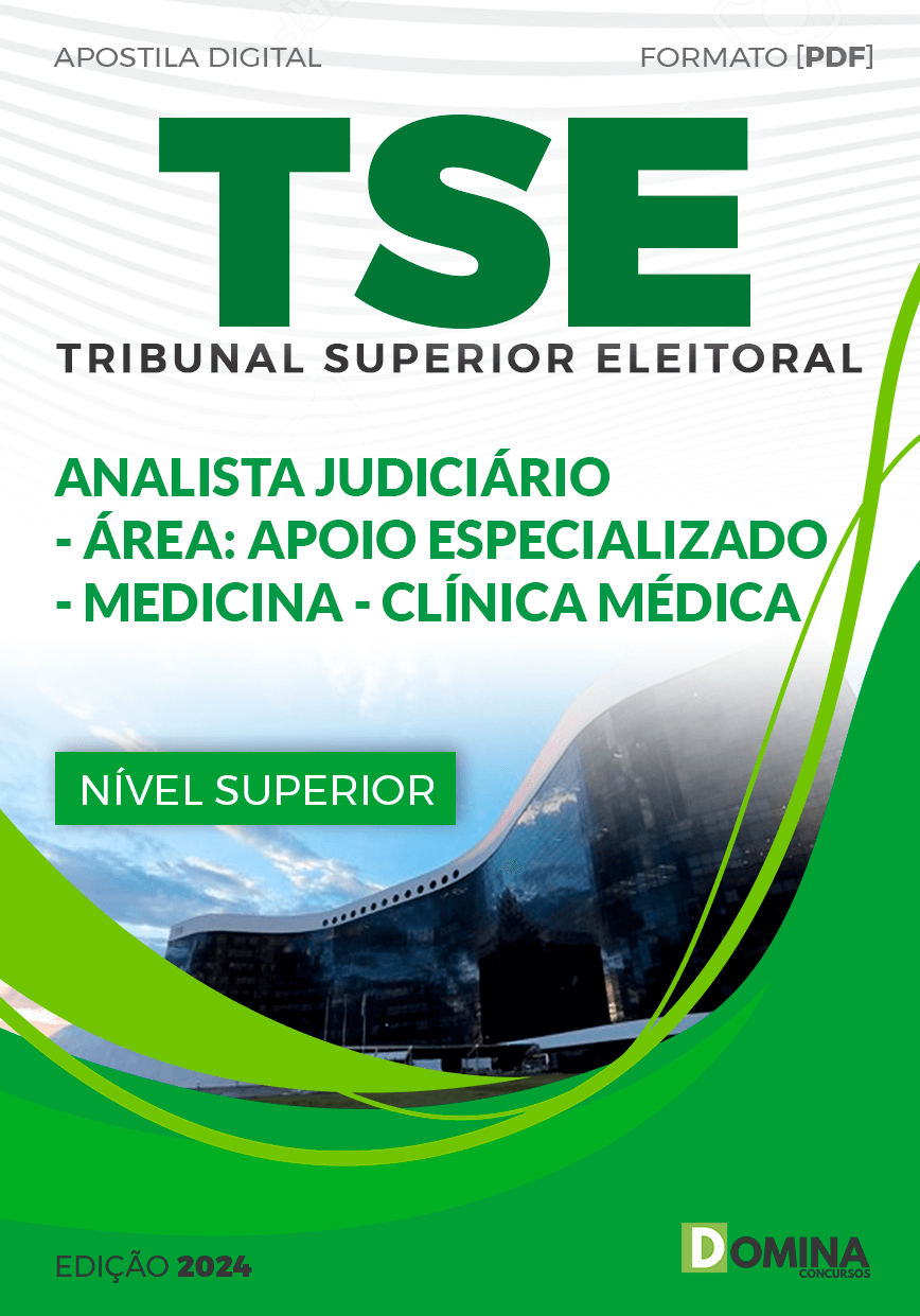 Apostila TSE 2024 Analista Judiciário Medicina Clínica Médica