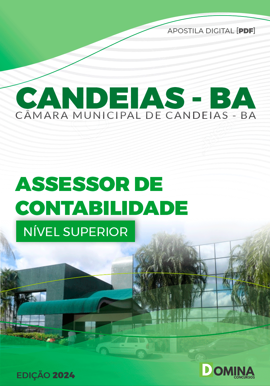 Apostila Câmara Candeias BA 2024 Assessor de Contabilidade