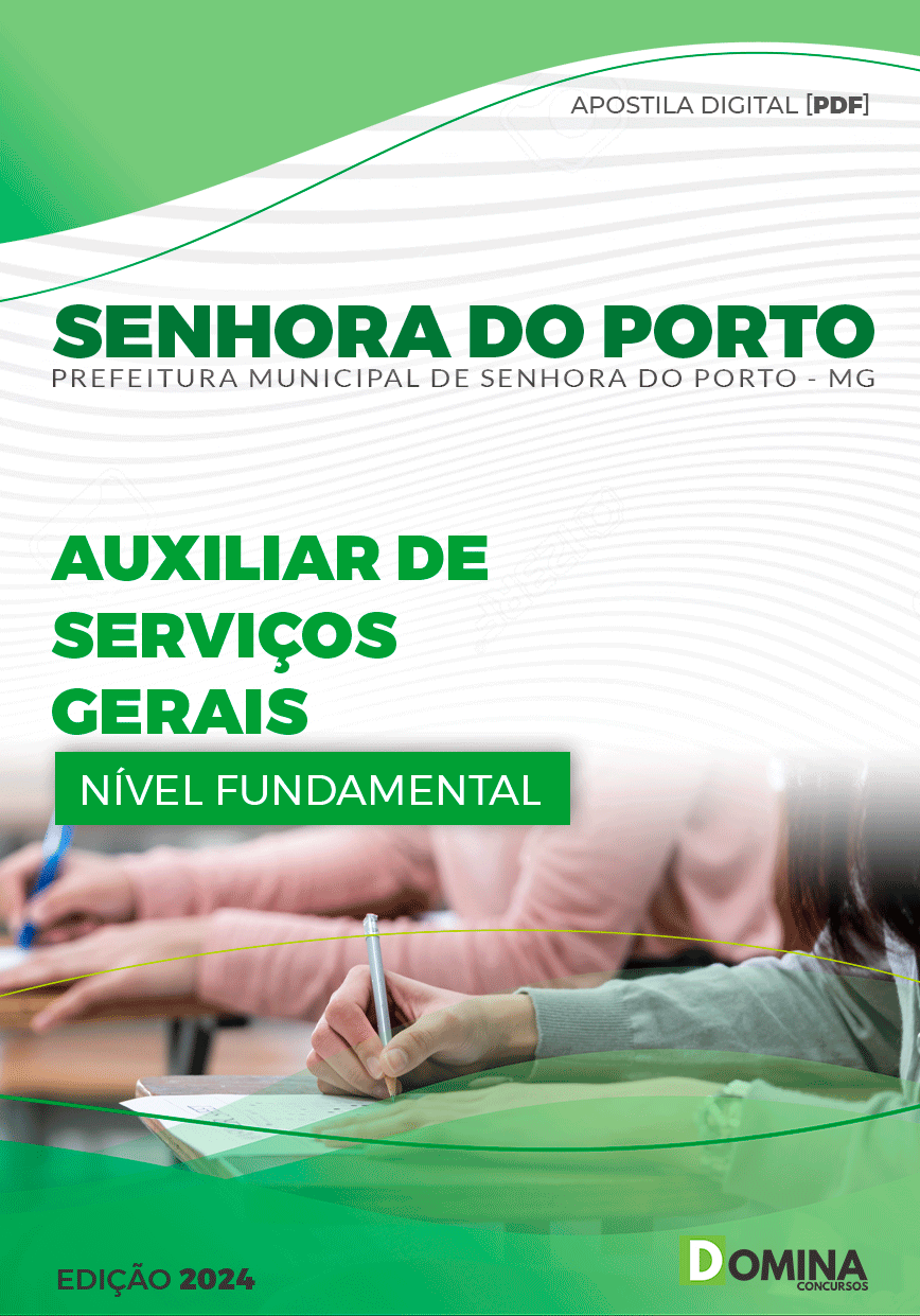 Apostila Prefeitura Senhora Porto MG 2024 Aux Serviços Gerais