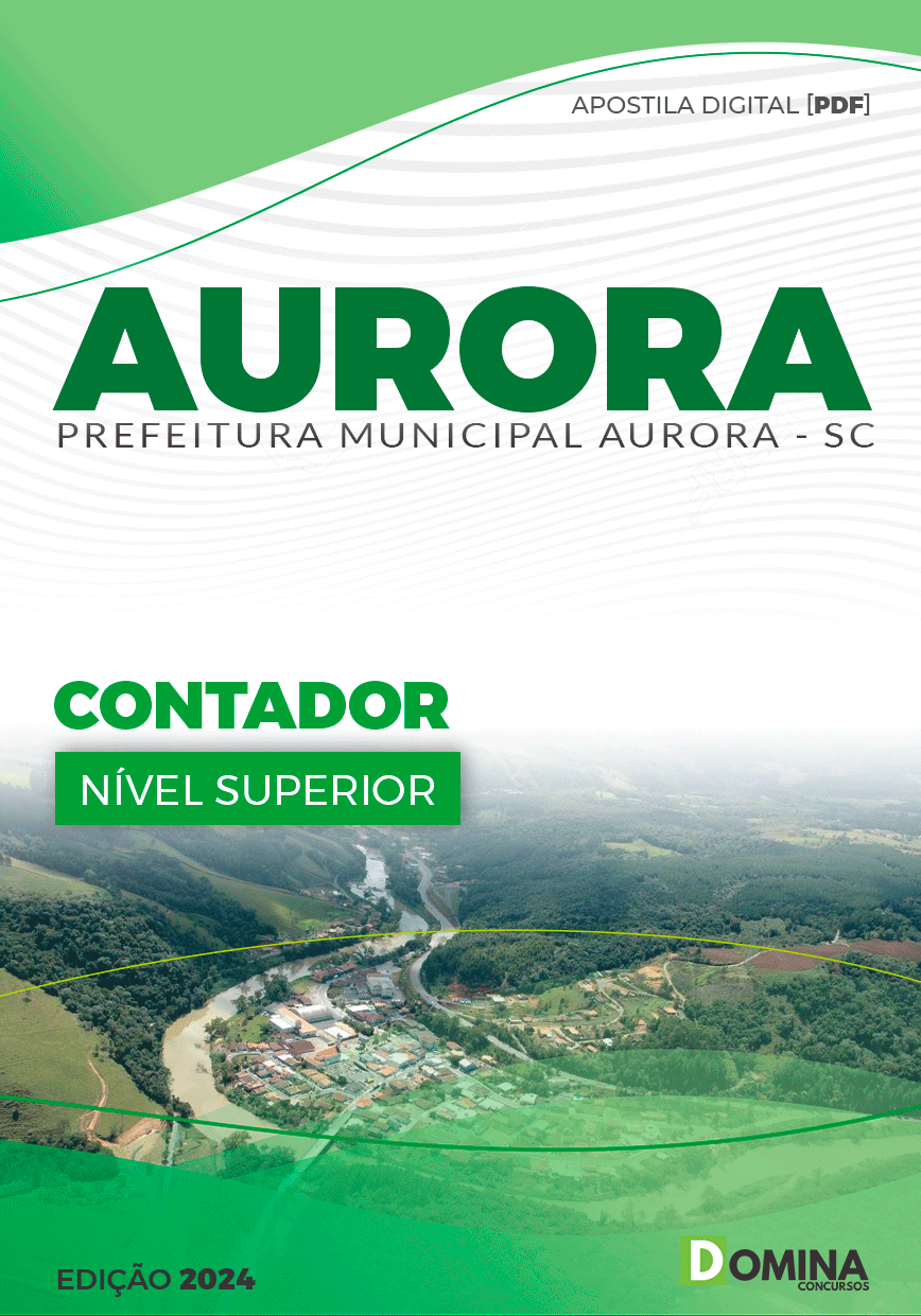 Apostila Prefeitura Aurora SC 2024 Contador