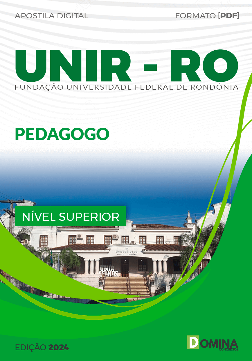 Apostila UNIR RO 2024 Pedagogo