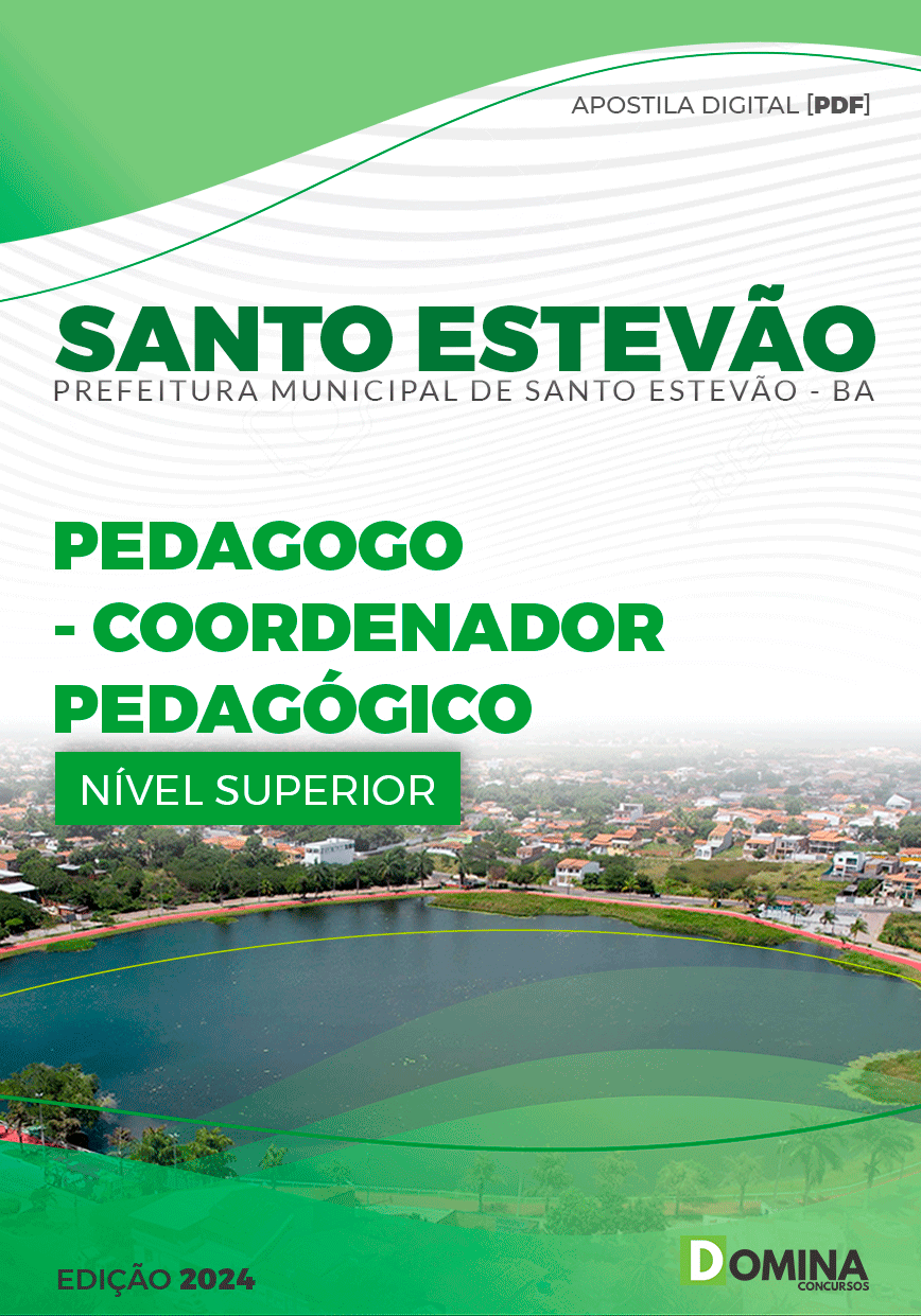 Apostila Prefeitura Santo Estevão BA 2024 Pedagogo Coordenador Pedagógico