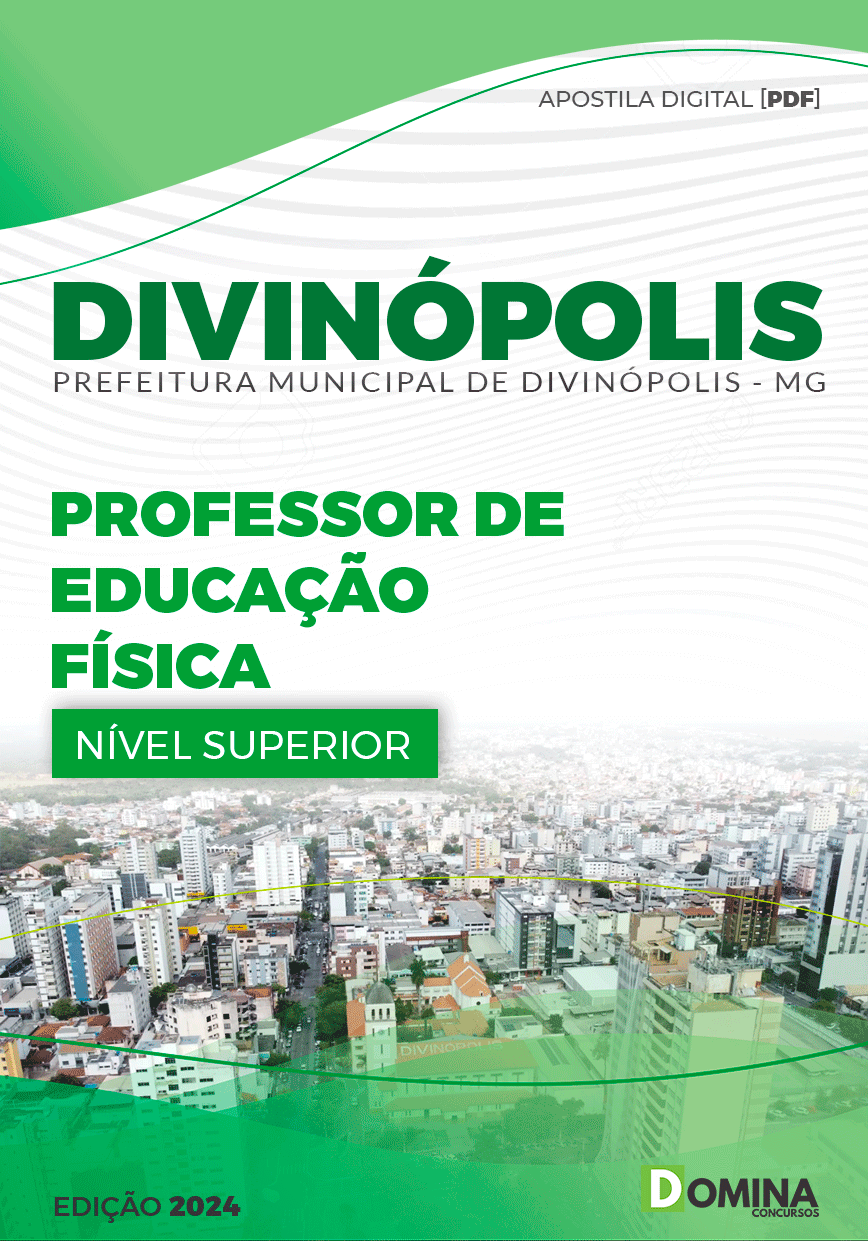 Apostila Prefeitura Divinópolis MG 2024 Professor De Educação Física