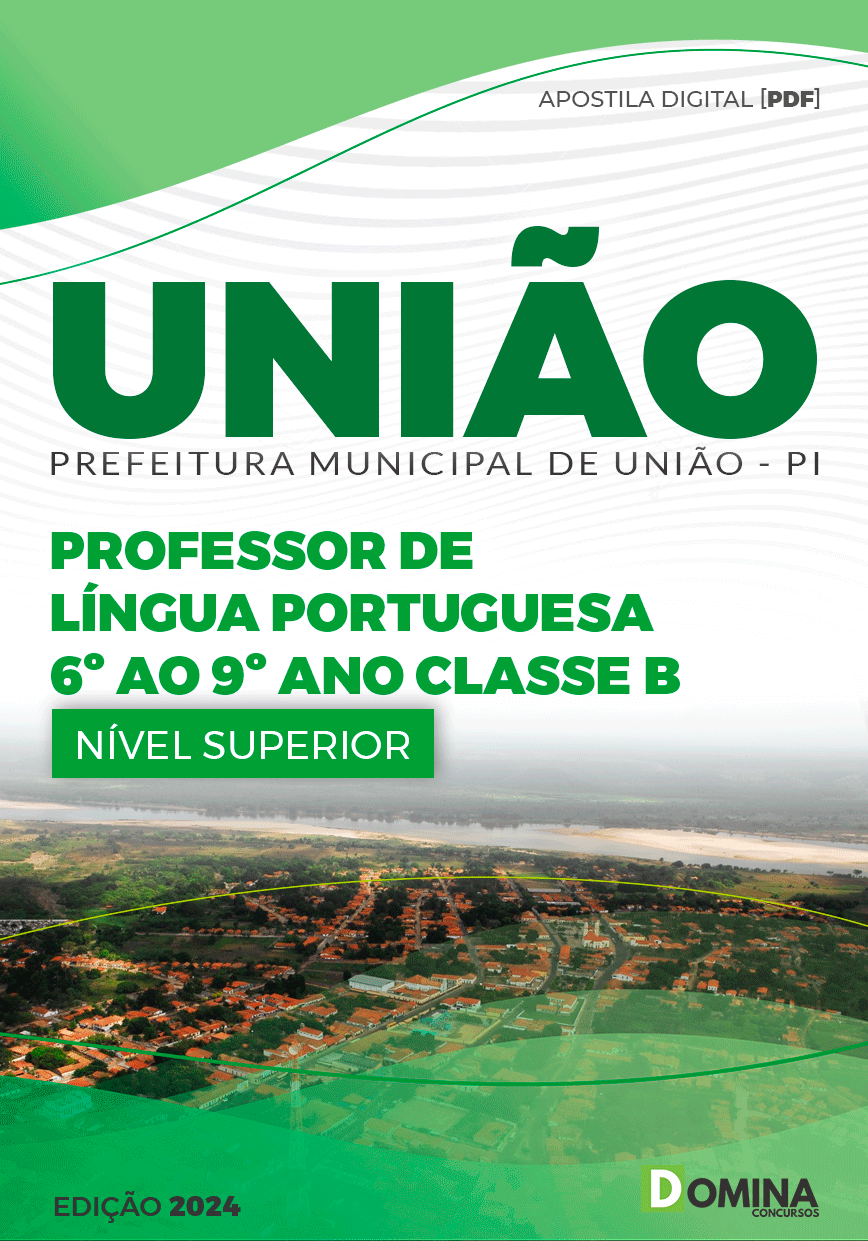 Apostila Prefeitura União PI 2024 Professor de Língua Portuguesa