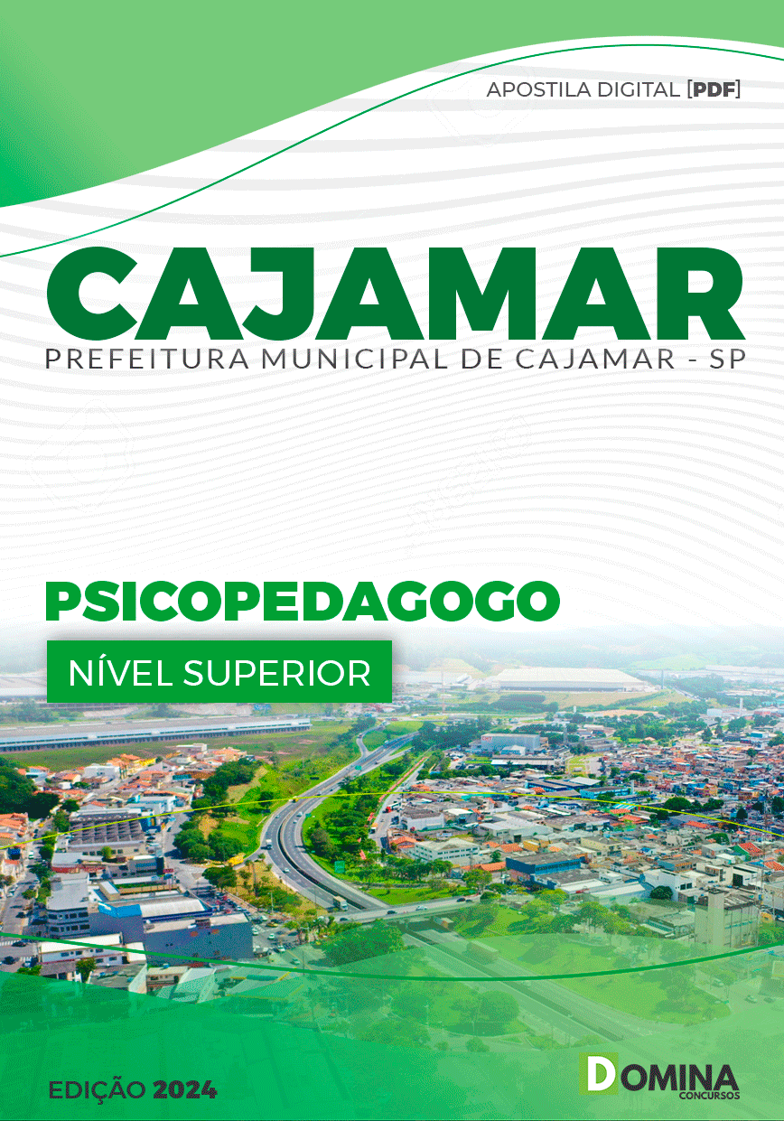 Apostila Prefeitura Cajamar SP 2024 Psicopedagogo