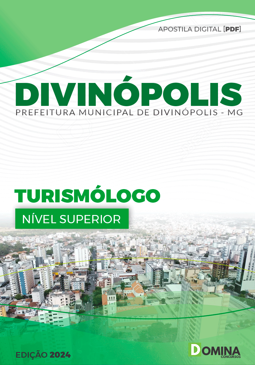 Apostila Prefeitura Divinópolis MG 2024 Turismólogo