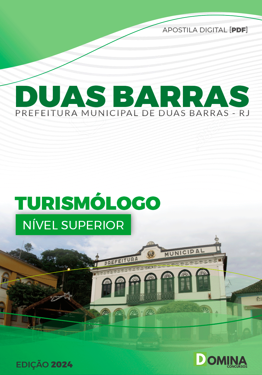 Apostila Prefeitura Duas Barras RJ 2024 Turismólogo