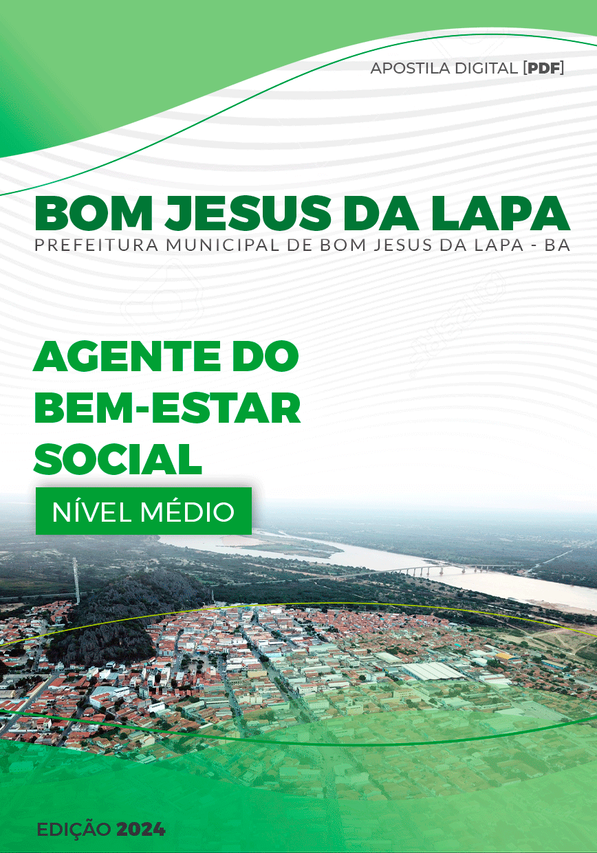 Apostila Agente do Bem-Estar Social Bom Jesus da Lapa BA 2024