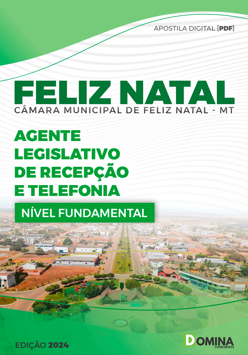 Apostila Feliz Natal MT 2024 Agente Legislativo de Recepção