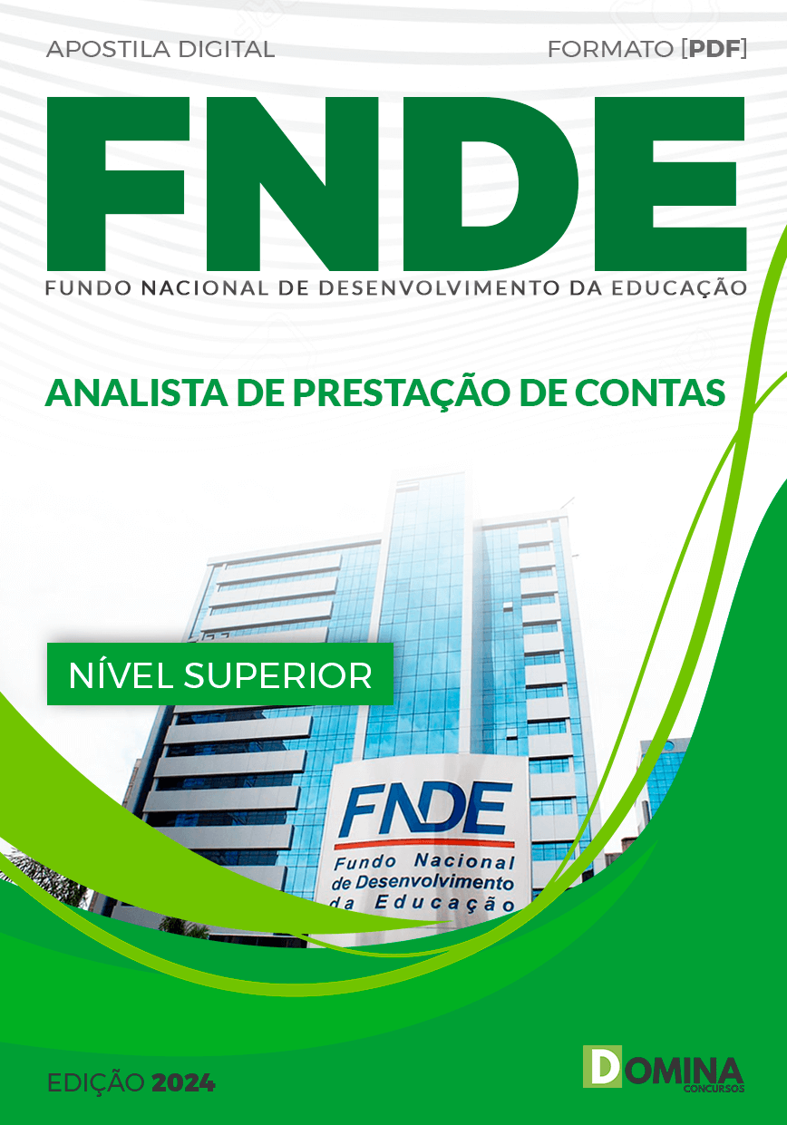 Apostila FNDE 2024 Analista De Prestação De Contas