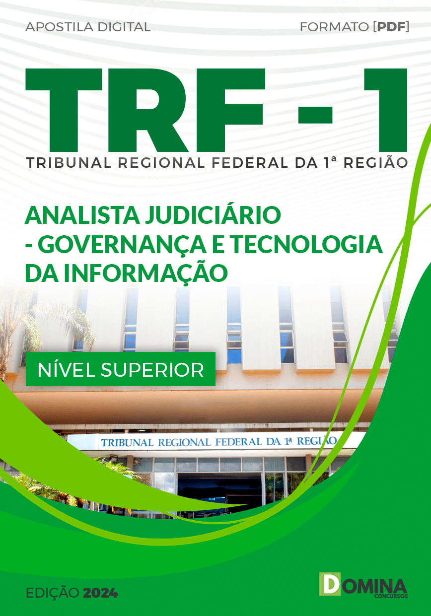 Apostila Analista Judiciário Governança e Gestão de TI TRF 1 2024
