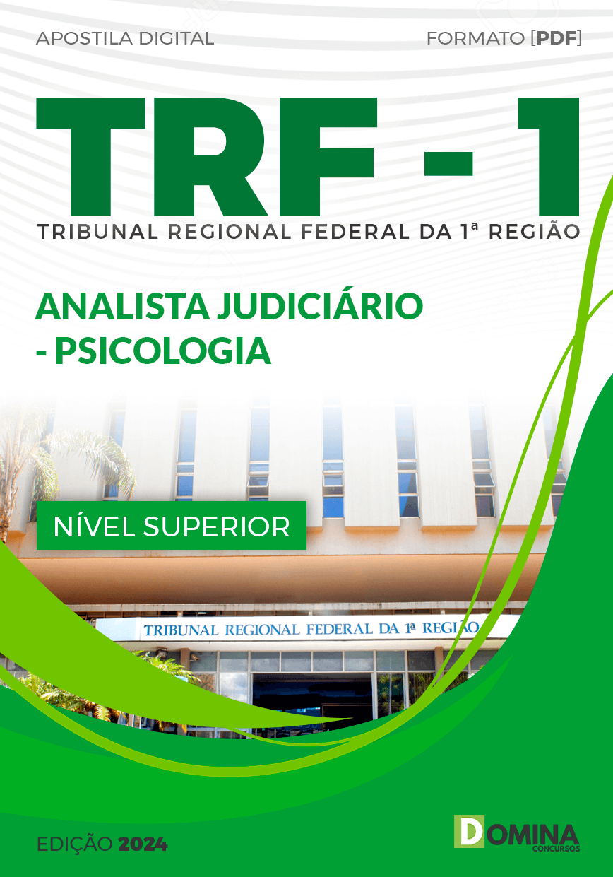 Apostila Analista Judiciário Psicologia TRF 1 2024