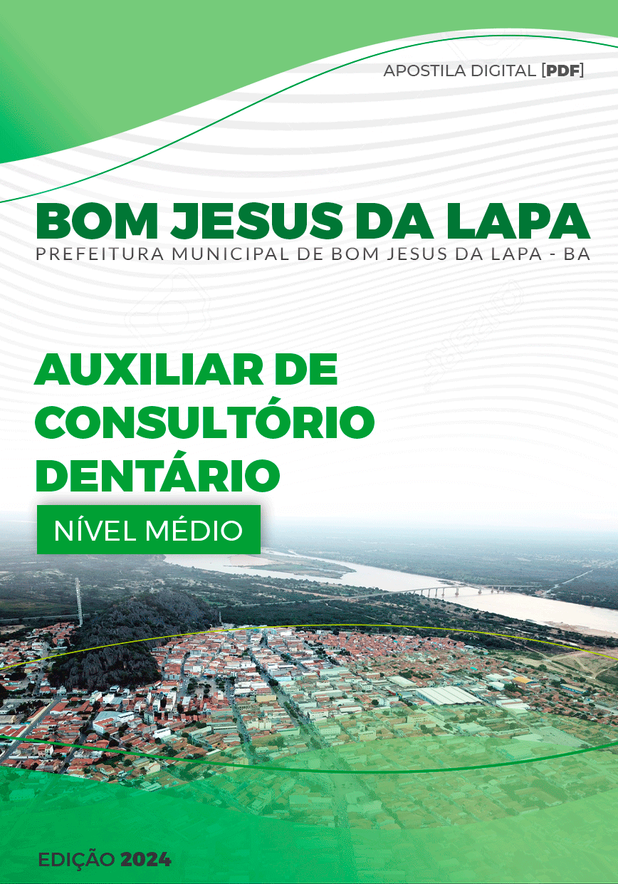 Apostila Auxiliar Consultório Dentário Bom Jesus da Lapa BA 2024