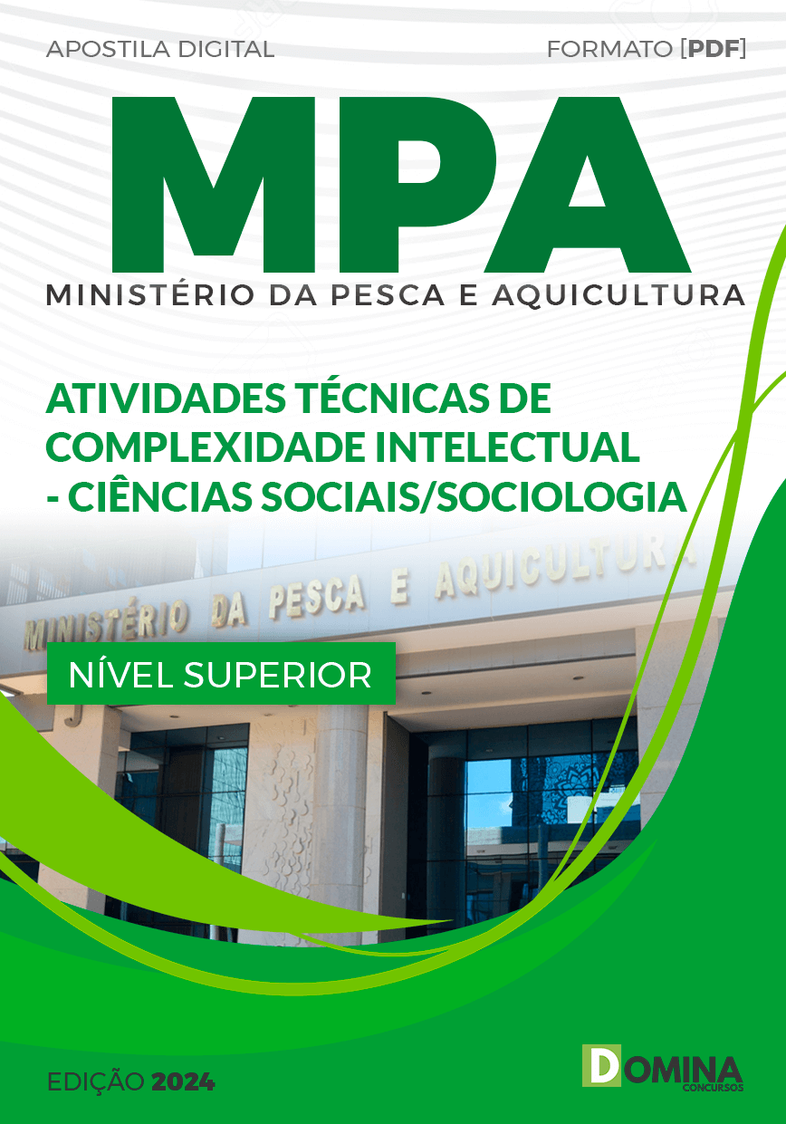 Download Apostila MPA 2024 Ciências Sociais Sociologia