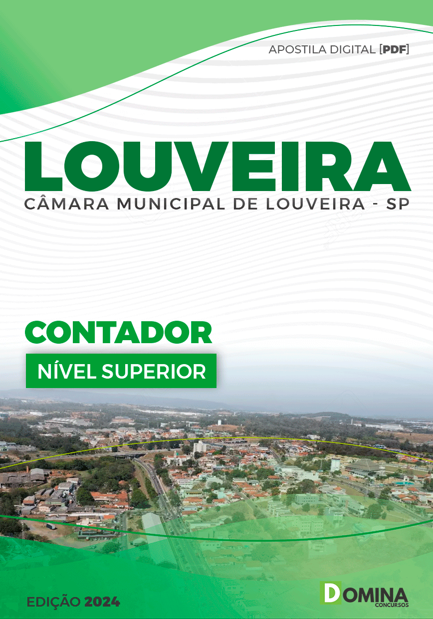 Apostila Contador Câmara Louveira SP 2024