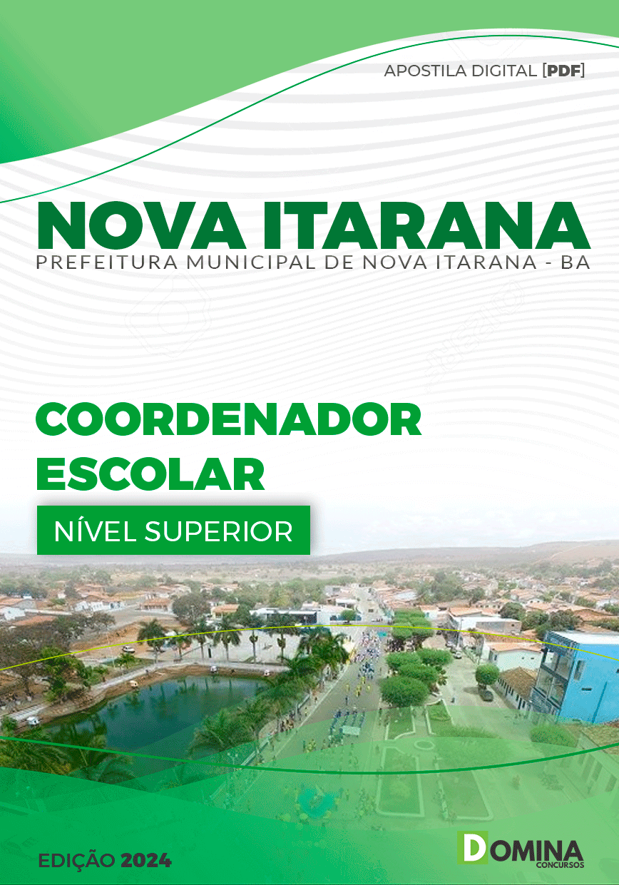 Apostila Coordenador Escolar Nova Itarana BA 2024