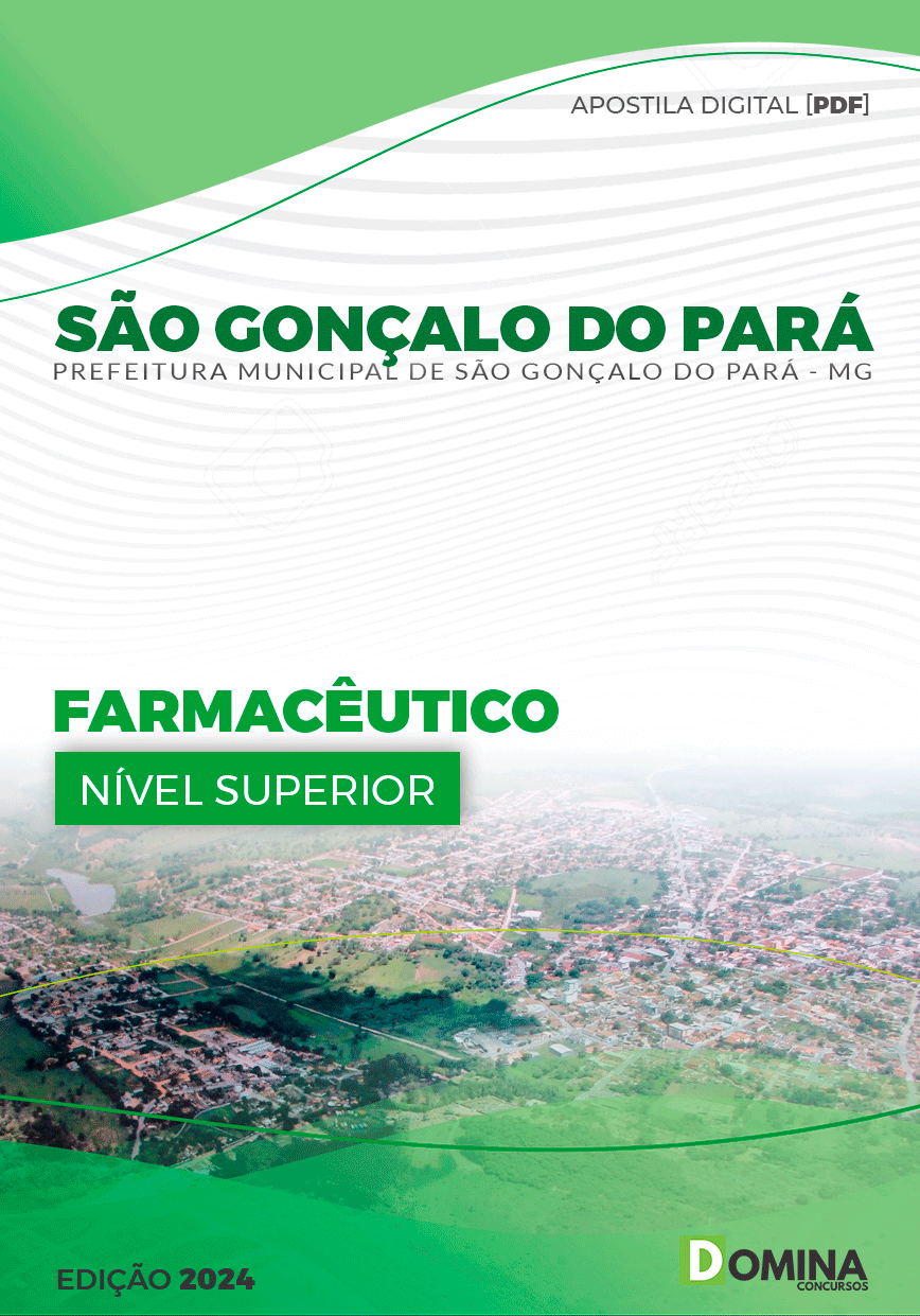 Apostila Pref São Gonçalo Pará MG 2024 Farmacêutico