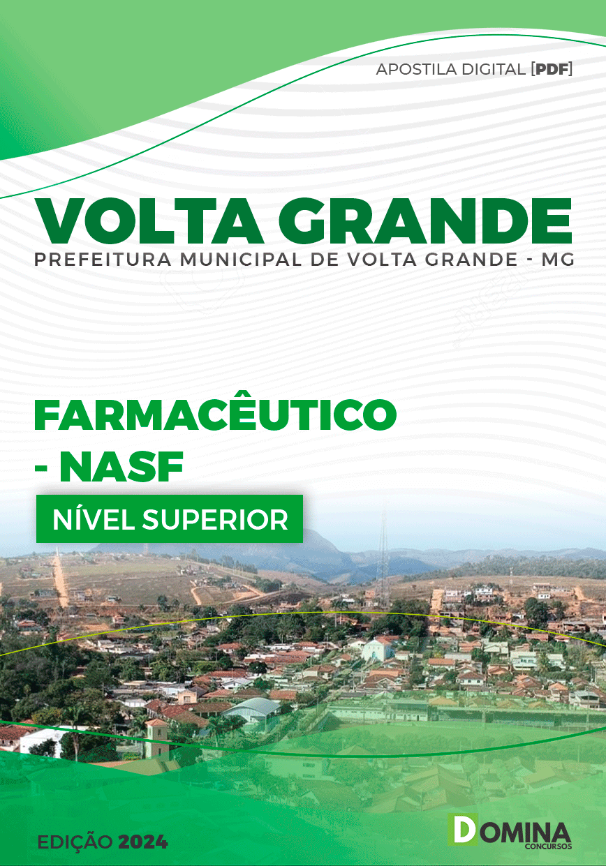 Apostila Farmacêutico Volta Grande MG 2024