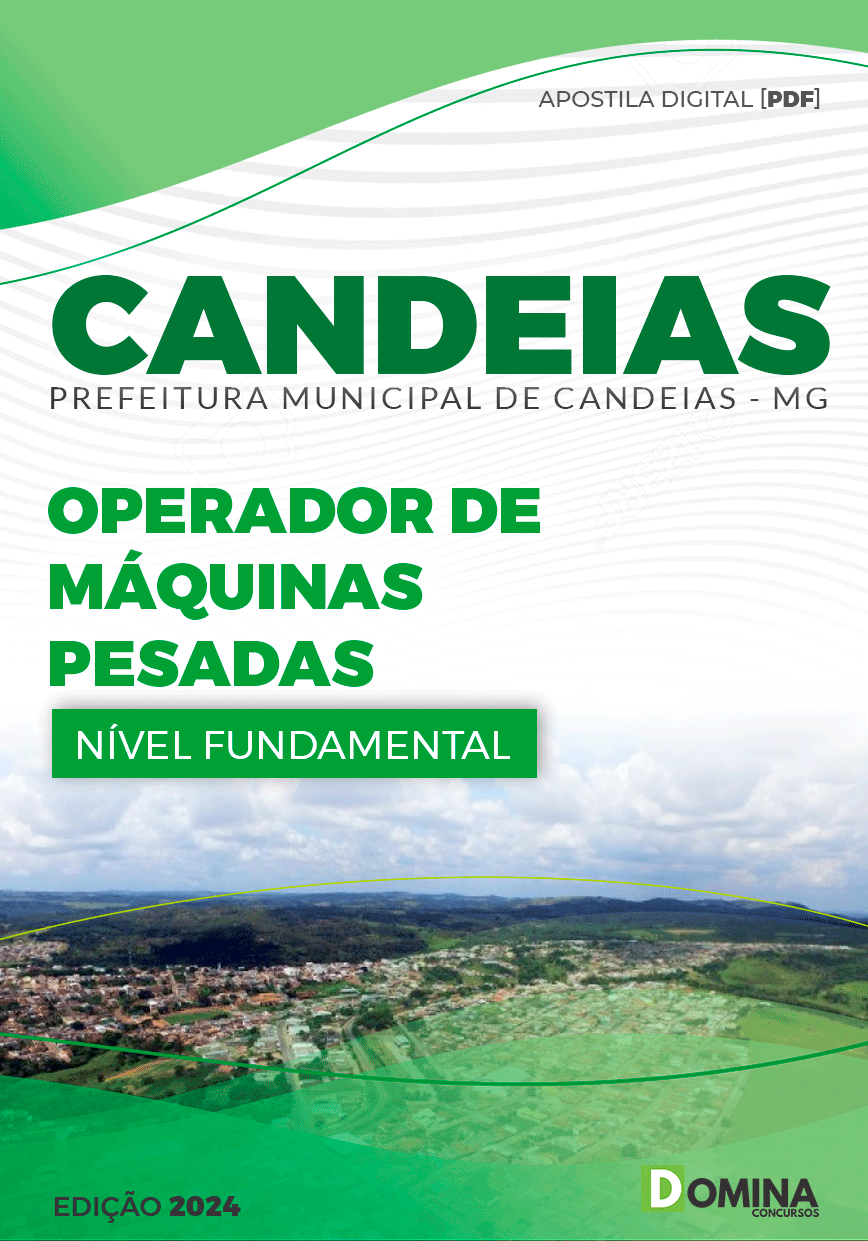 Apostila Operador de Máquinas Pesadas Candeias MG 2024