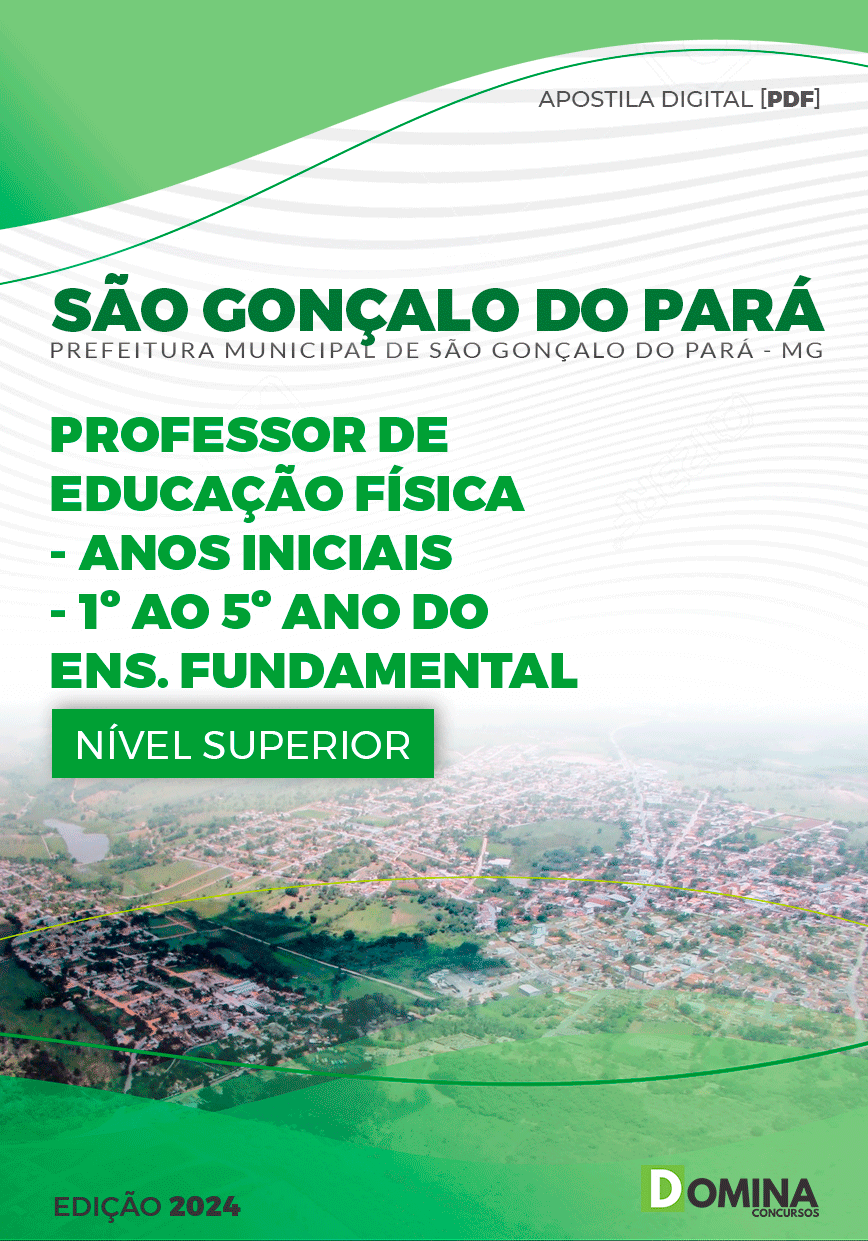Apostila Pref São Gonçalo Pará MG 2024 Professor Educaç Física