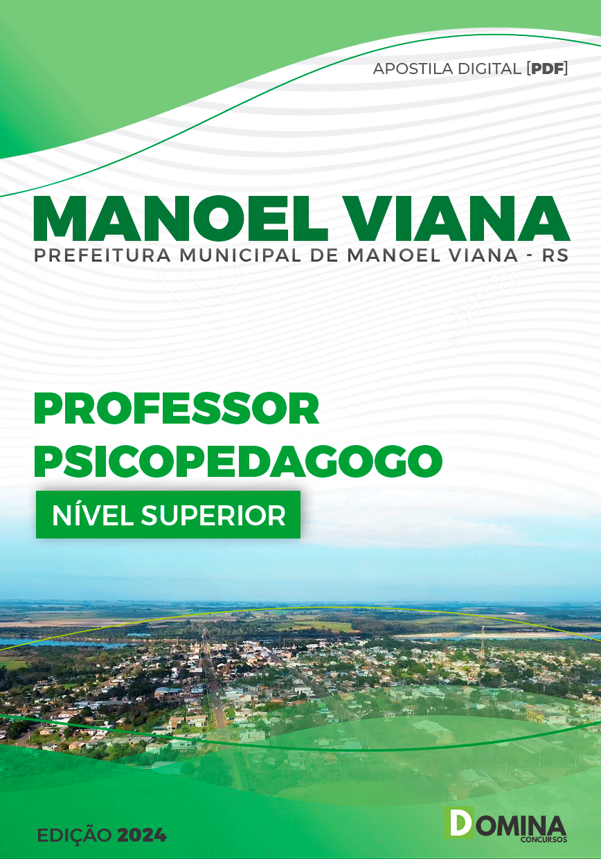 Apostila Professor Psicopedagogo Manoel Viana RS 2024