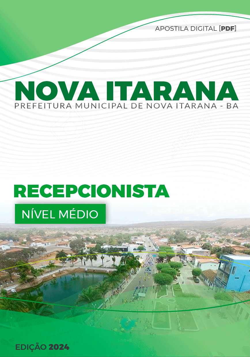 Apostila Recepcionista Nova Itarana BA 2024