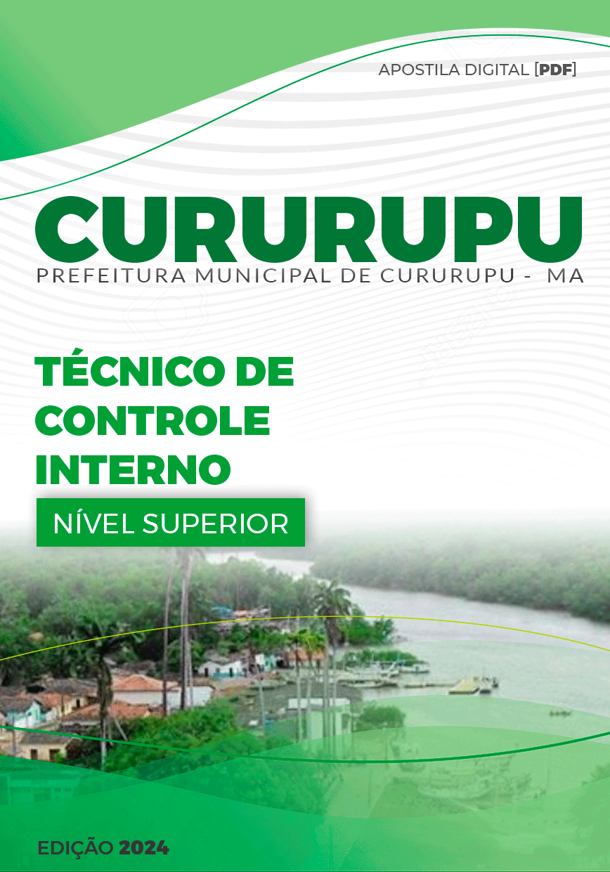 Apostila Cururupu MA 2024 Técnico De Controle Interno