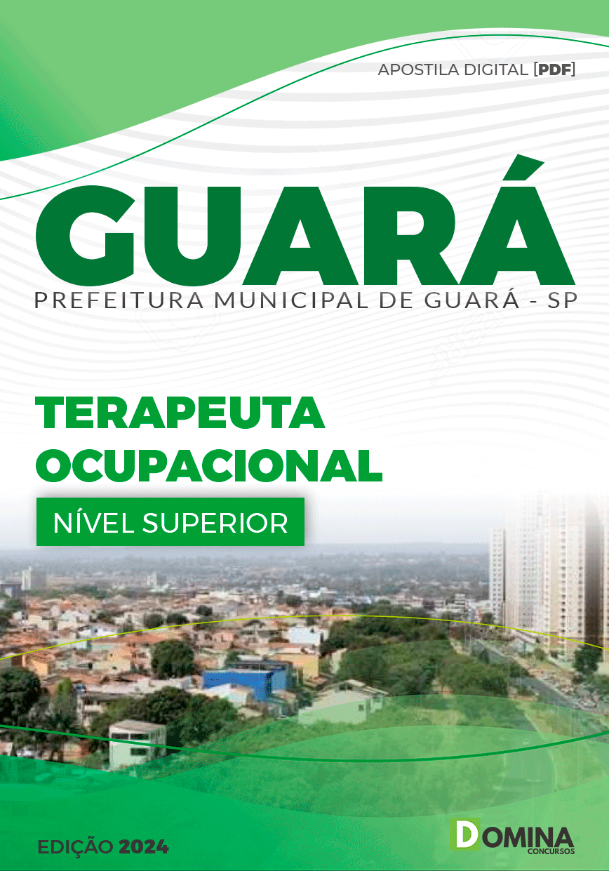 Apostila Guará SP 2024 Terapeuta Ocupacional