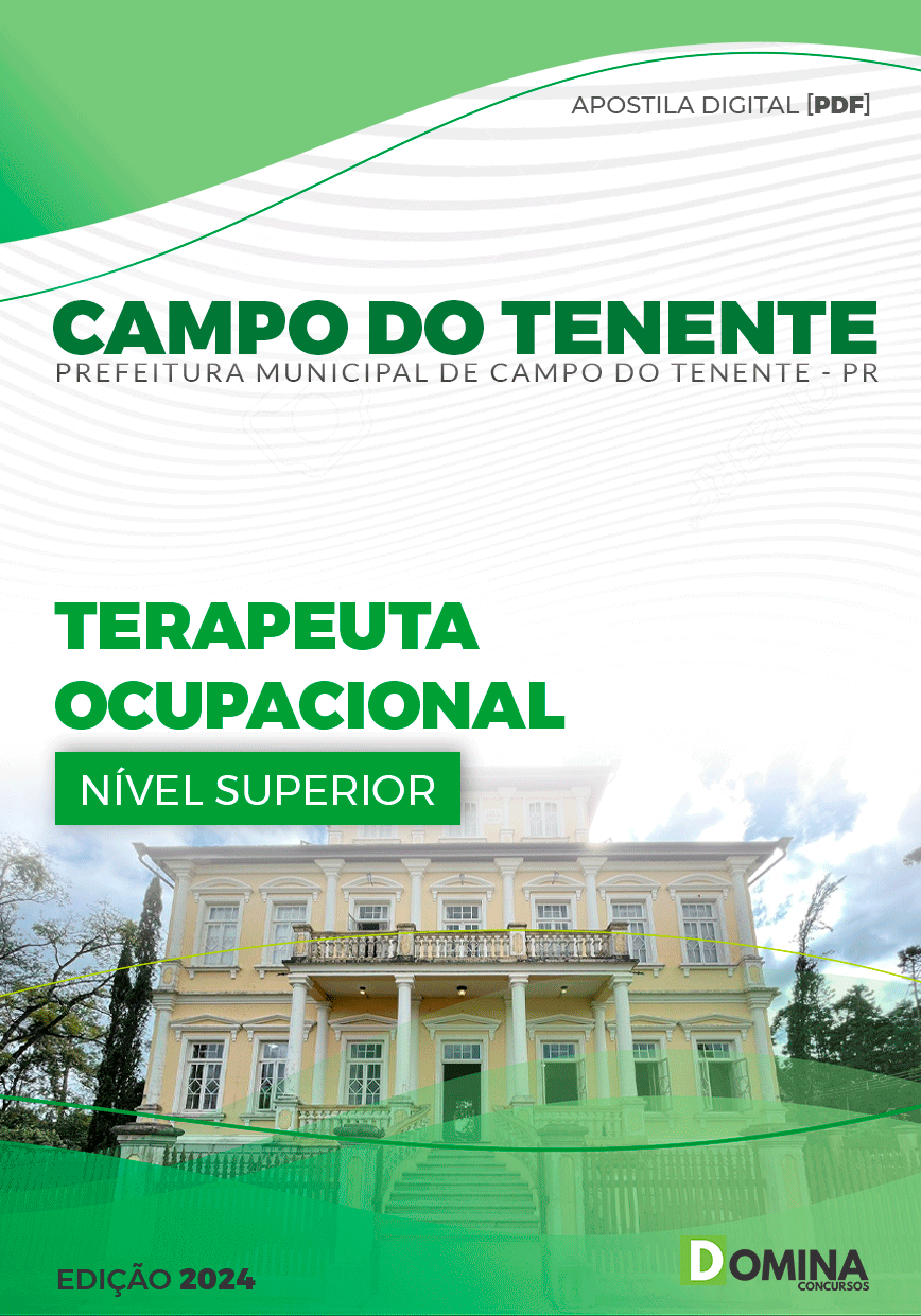 Apostila Terapeuta Ocupacional Campo Tenente PR 2024