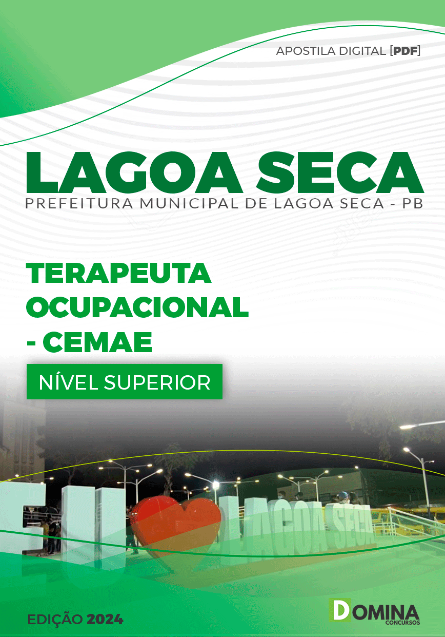 Apostila Lagoa Seca PB 2024 Terapeuta Ocupacional CEMAE