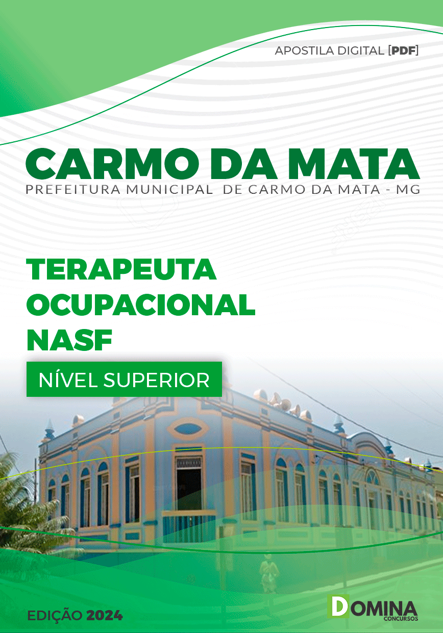 Apostila Carmo da Mata MG 2024 Terapeuta Ocupacional NASF