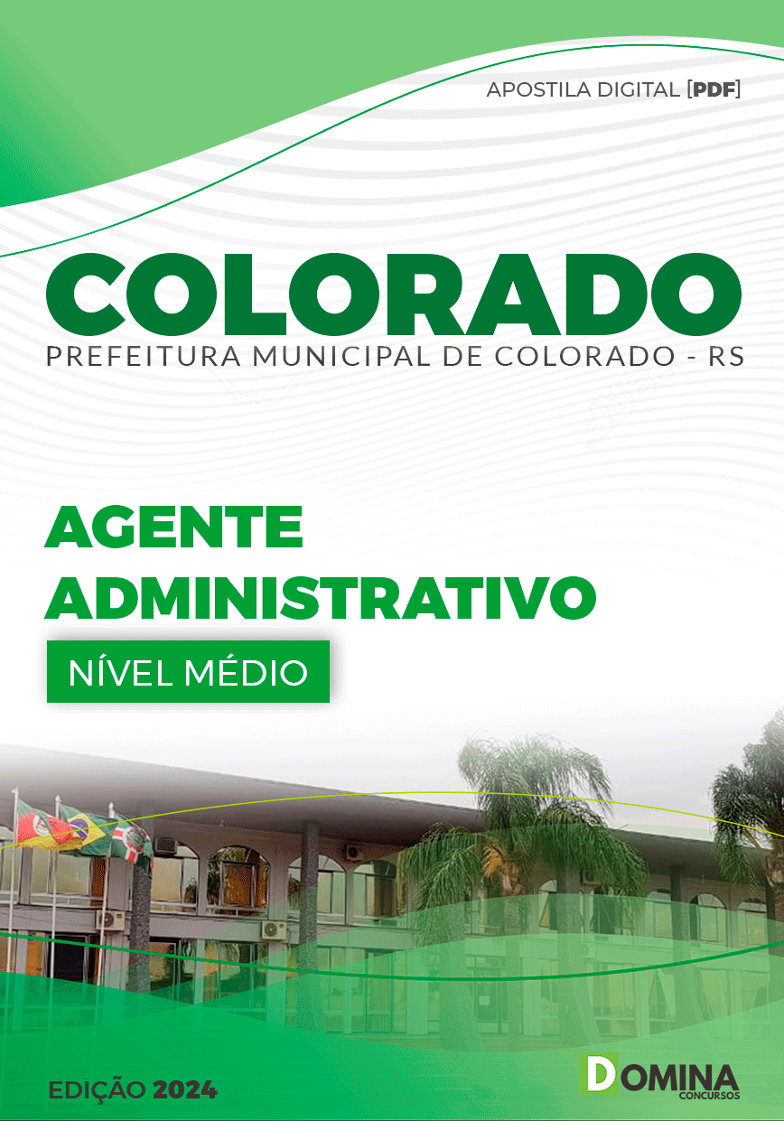 Apostila Colorado RS 2024 Agente Administrativo