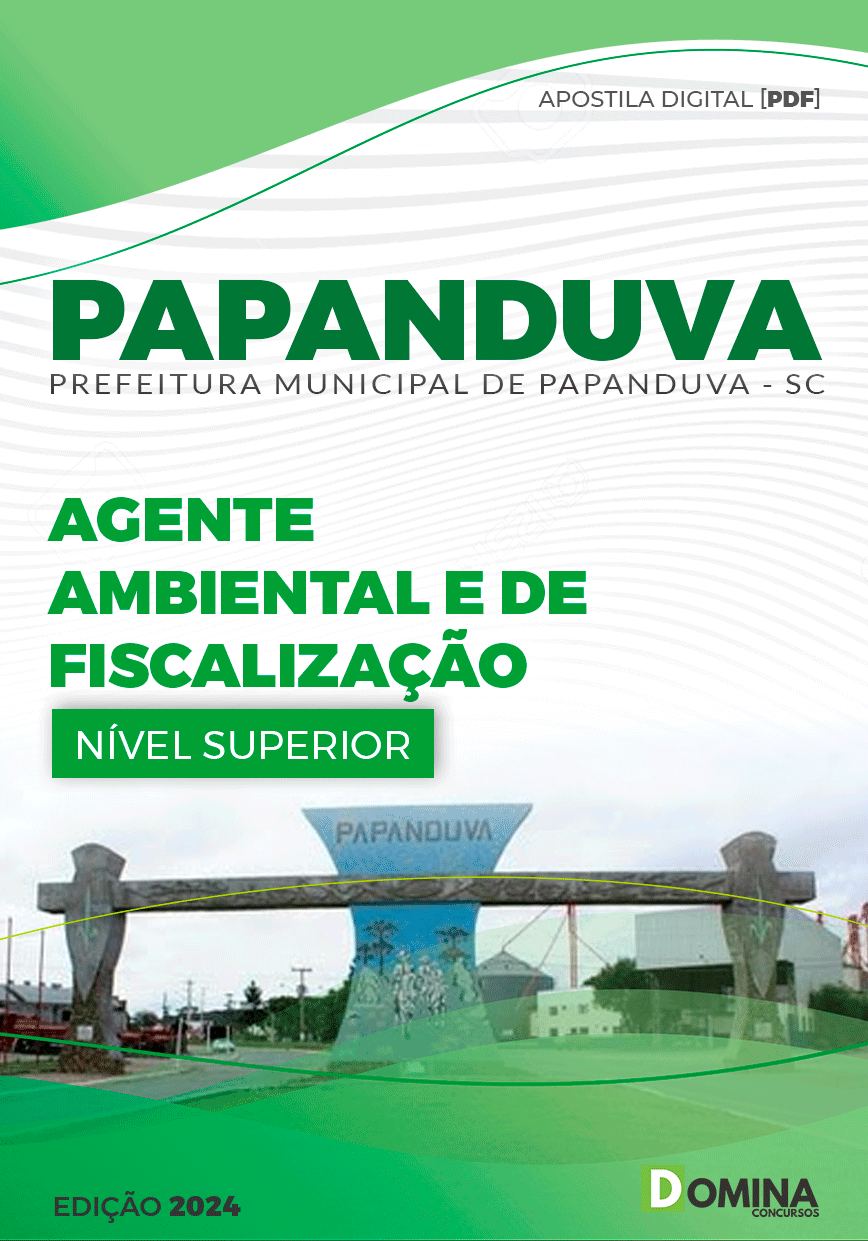 Apostila Papanduva SC 2024 Agente Ambiental E De Fiscalização