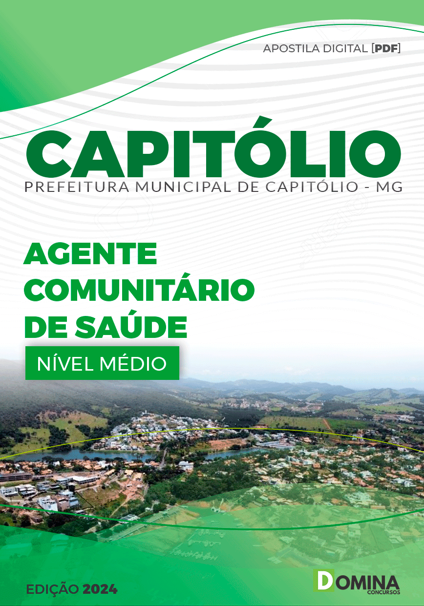 Apostila Capitólio MG 2024 Agente Comunitário de Saúde