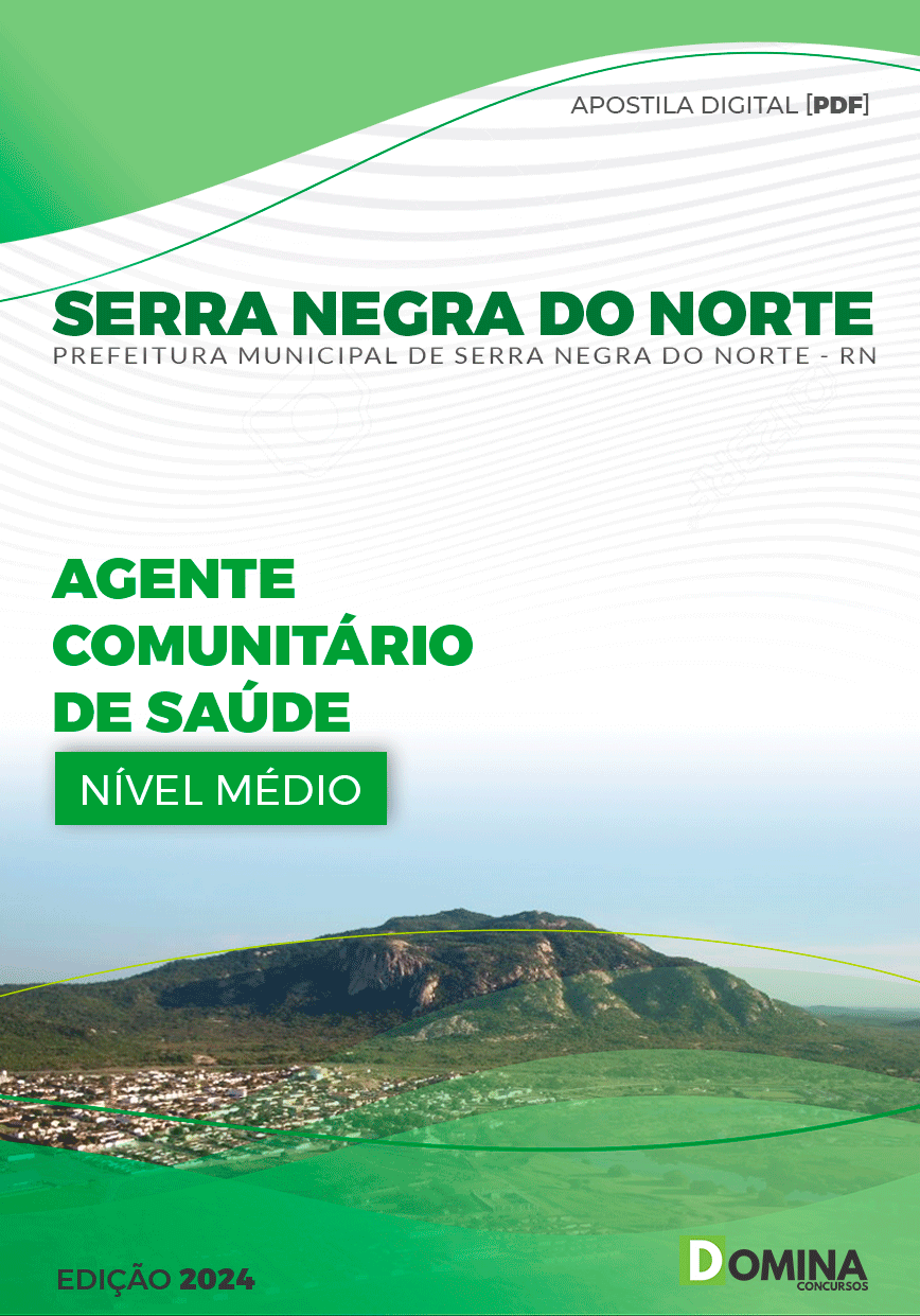 Apostila Serra Negra Do Norte RN 2024 Agente Comunitário Saúde