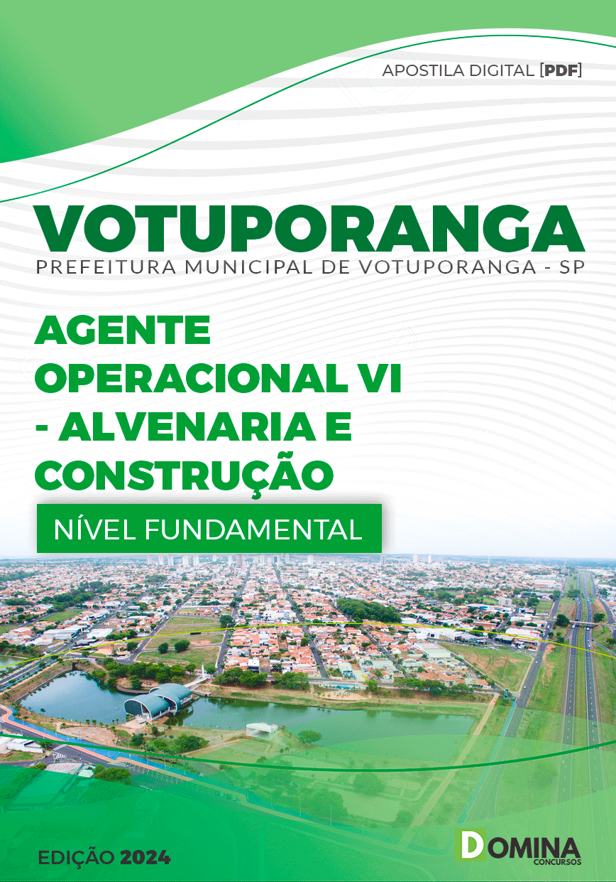 Apostila Agente de Alvenaria e Construção Votuporanga SP 2024