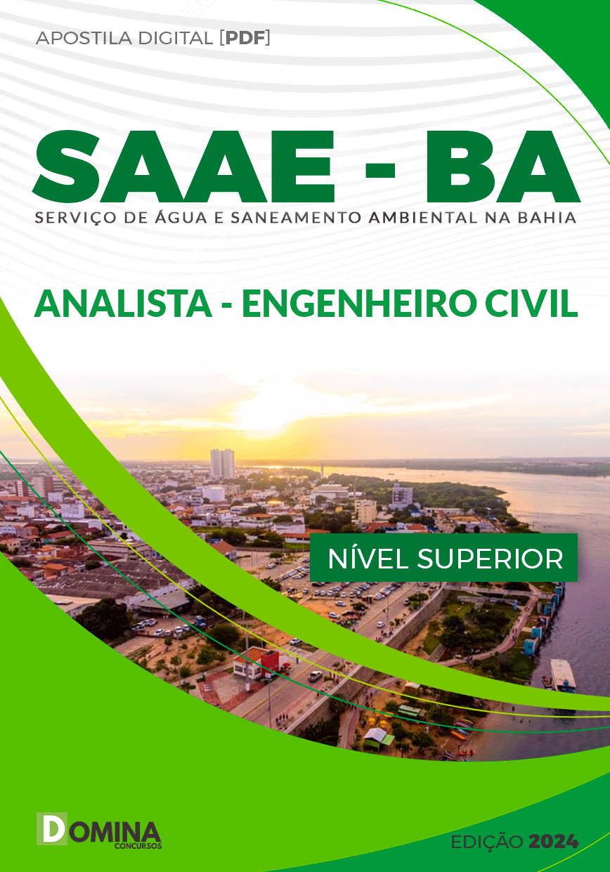 Apostila SAAE BA 2024 Analista Engenheiro Civil