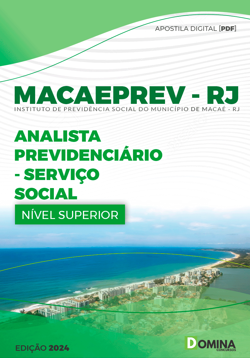 Apostila Serviço Social MacaePREV RJ 2024