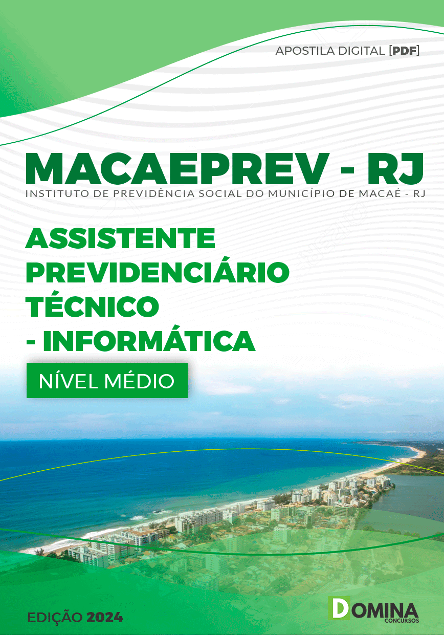 Apostila Técnico de Informática MacaePREV RJ 2024