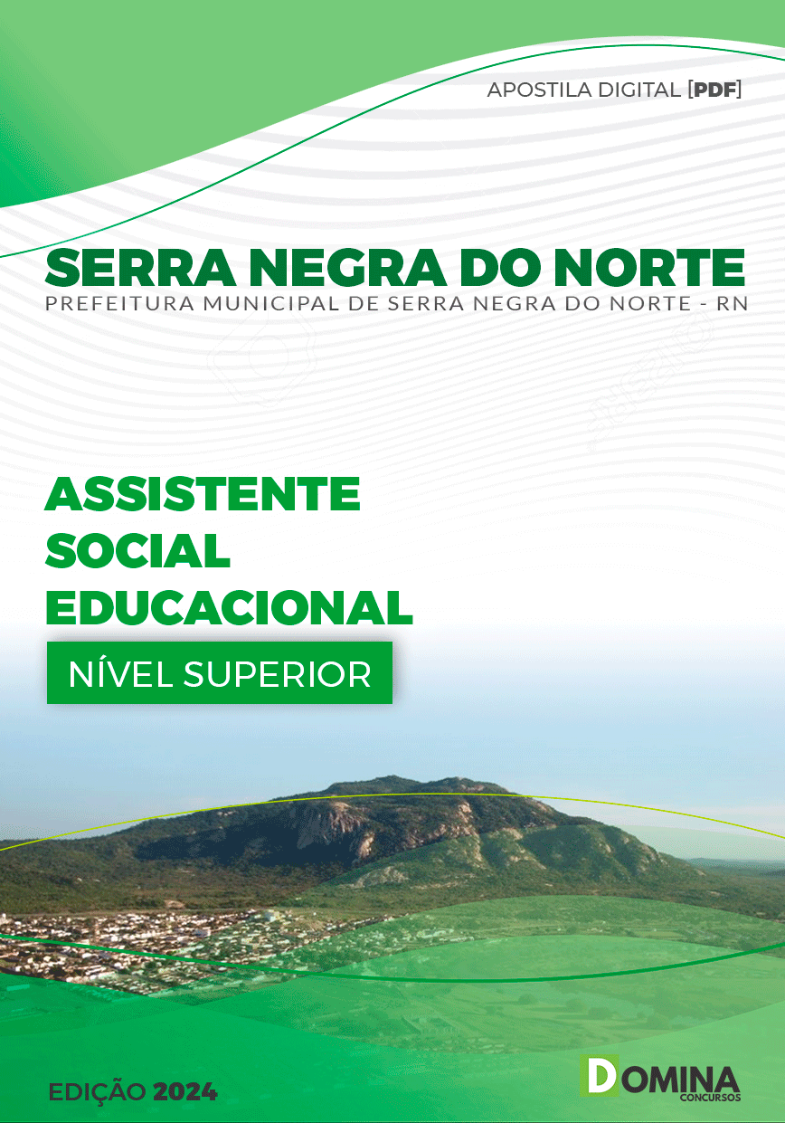 Apostila Serra Negra Do Norte RN 2024 Assistente Social Ed