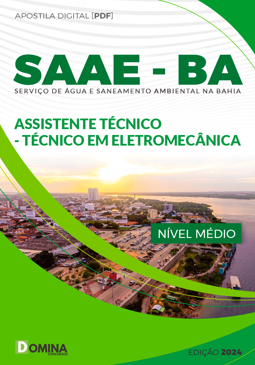 Apostila SAAE BA 2024 Assistente Técnico Eletromecânica